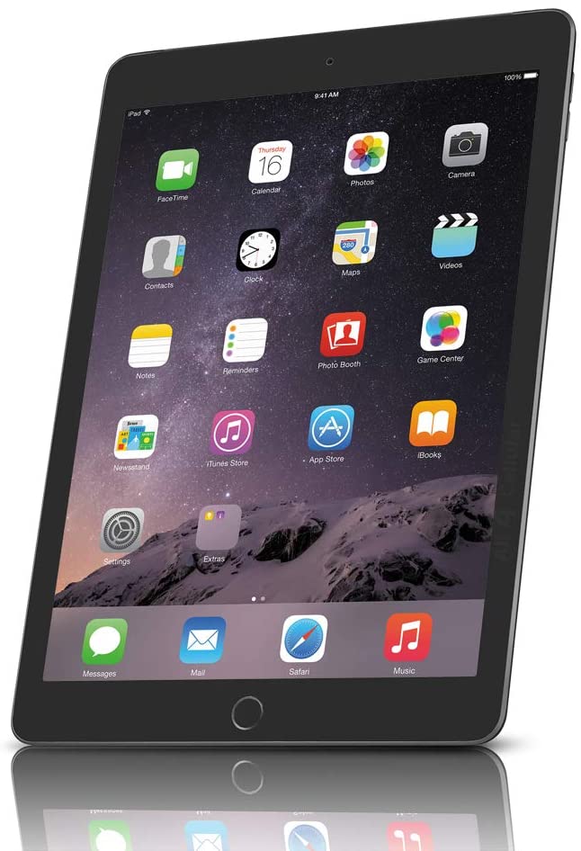 Apple iPad Air 2 (128GB, Wi-Fi + Cellular, Space Gray) (Renewed