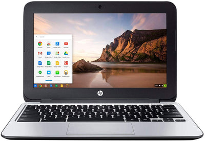 HP Chromebook 11 G3 11.6-inch Intel Celeron N2840 2GB 16GB SSD Storage Google Chrome OS Notebook Laptop (Renewed)