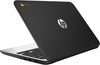HP ChromeBook 11 G4 EE: 11.6-inch (1366x768) | Intel Celeron N2840 2.16GHz | 16GB eMMC SSD | 4GB RAM | Chrome OS - Black (Renewed)